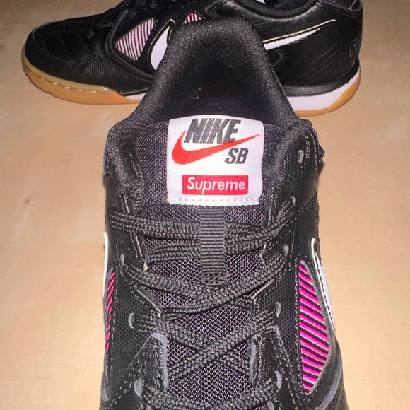 Nike SB Gato QS; Size 5.5 Mens; Black/White-Spirit Teal; SUPREME Nike SB; NEW - Picture 6 of 14